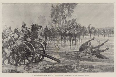Une reconnaissance difficile avec la force du général French dans le district de Colesberg - Richard Caton Woodville junior